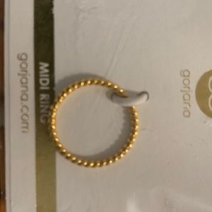 Gorjana Midi Ring size 4, gold